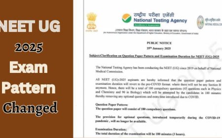 NEET UG 2025 Exam Pattern Changed: Game Changer or Score Breaker?