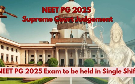 NEET PG 2025 to Be Conducted in Single Shift: Supreme Court Ends Two-Shift Plan