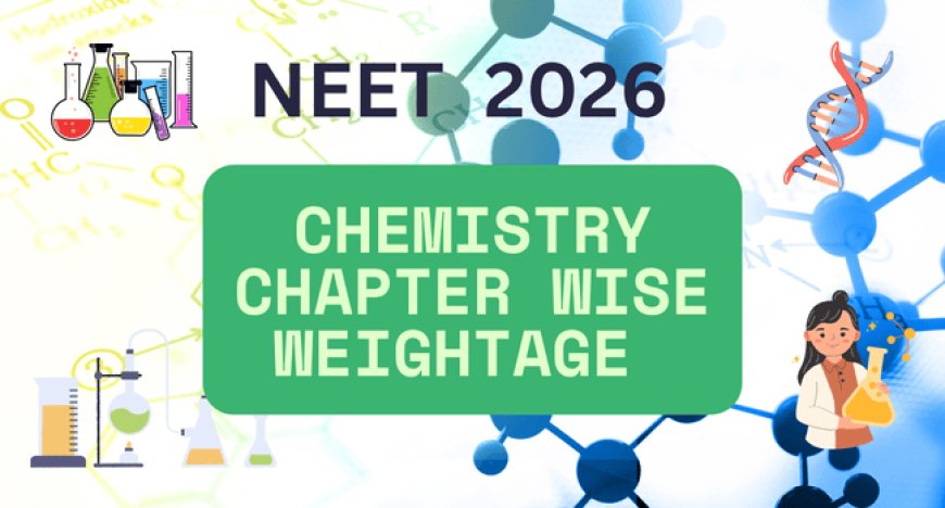 NEET Chemistry Chapter Wise Weightage 2026 – Most Important Topics to Score 160+