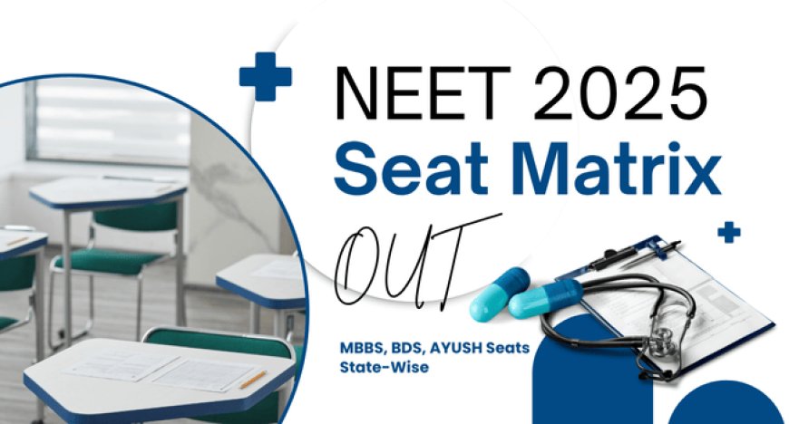 NEET 2025 Seat Matrix OUT: MBBS, BDS, AYUSH Seats State-Wise